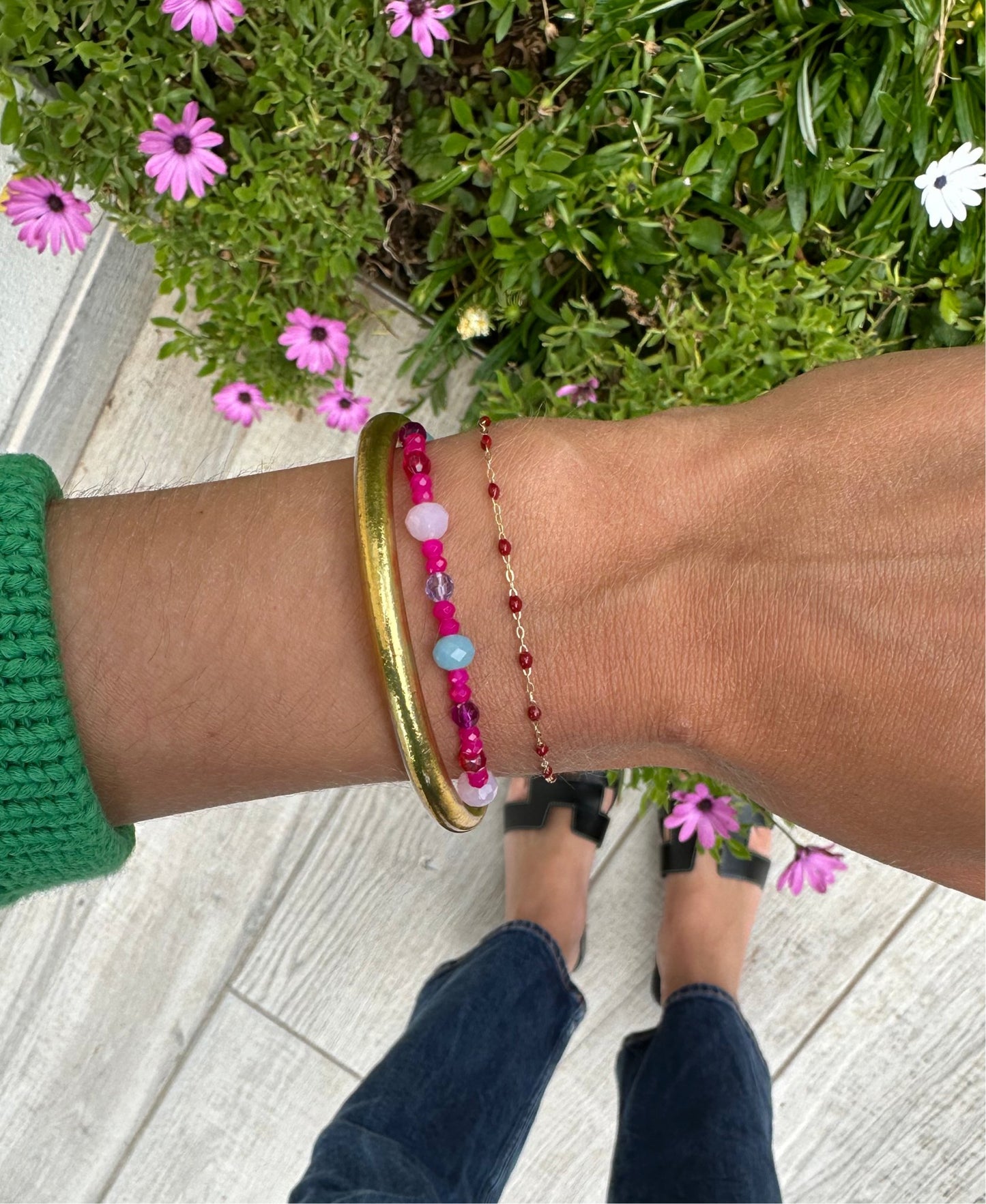 Fuchsia bracelet