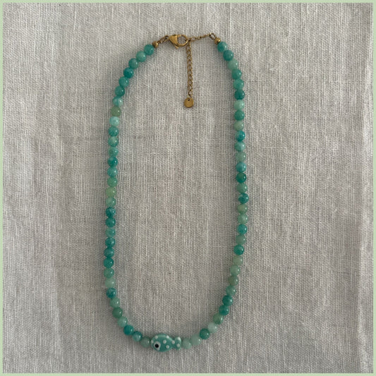 Green Fish Necklace